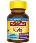 Nature Made Biotin 2500 Mcg Softgels 90 Ct Support Healthy Hair Skin Nails