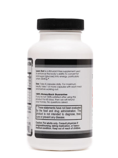 Beverly International Lean Out 120 caps. Fat Burner with Metabolic Support. Lipotropics Choline Carnitine Chromium. Stimulant-Free Belly Fat Burner. Get Leaner. Use AM and PM Stackable Diet Pills.