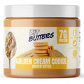 Fit Butters Birthday Cake Cashew Almond Butter Spread - Added Protein and Coconut Oil, Low Carb, Low Sugar, Gluten Free, Complete Protein Dessert Flavored Nut Butter