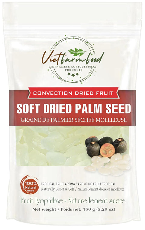 SOFT MULBERRY CANDY 5.29oz (150g) VIETFARMFOOD: Convection dried fruit with a little sugar, salt, natural sweetness, soft when chewed. Suitable for snack, healthy dessert for all ages