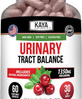 Kaya Naturals D-Mannose Capsules Urinary Tract Cleanse | Urinary Tract UT Cleanse & Bladder Health Made with Cranberry Hibiscus & Dandelion Root Cranberry Supplement
