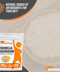 Bulksupplements.Com Tremella Mushroom Extract - Mushroom Supplements, Tremella Mushroom Powder - From Tremella Fuciformis, Gluten Free, 1000Mg Per Serving, 1Kg (2.2 Lbs) (Pack Of 1)