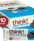 think! Protein Bars, High Protein Snacks, Gluten Free, Kosher Friendly,Variety Pack, Nutrition Bars, 2.1 Oz per Bar, 12 Count (Packaging May Vary)