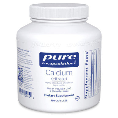 Pure Encapsulations Calcium Citrate 150 mg 180 vcaps