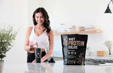 Sports Research Whey Protein Isolate Powder 5lb Dutch Chocolate LeucineEnriched Amino Acids with 25g of Protein Gluten NonGMO Verified Instantized for Easy Mixing 56 Servings