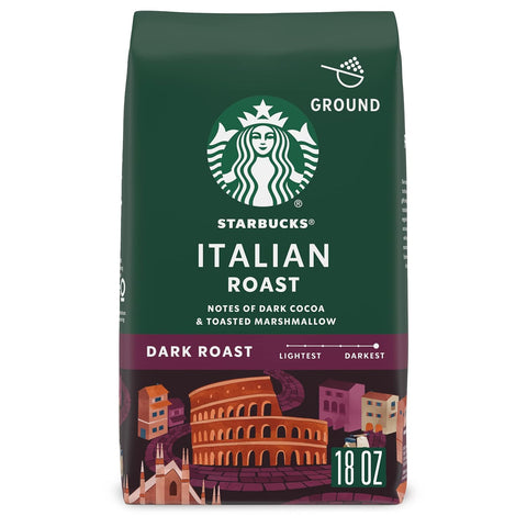 Starbucks Ground Coffee, Dark Roast Hot or Iced Coffee, French Roast, 28 oz