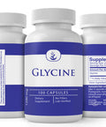 PURE ORIGINAL INGREDIENTS Glycine, (100 Capsules) Pure, No Additives Or Fillers, Lab Verified