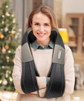 Jqx Neck Massager, Cordless Shiatsu Neck And Back Massager With 5 Speed Levels, Shoulder Massager With 3D Kneading Massager, Relax Muscles At Home& Offie& Car, Best Gifts For Women Men Mom Dad
