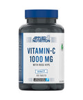 Applied Nutrition Vitamin C 1000mg 100 tablets (3 Months Supply) L Ascorbic Acid With Rose Hips Immune System Support Suitable For Vegans and Vegetarians
