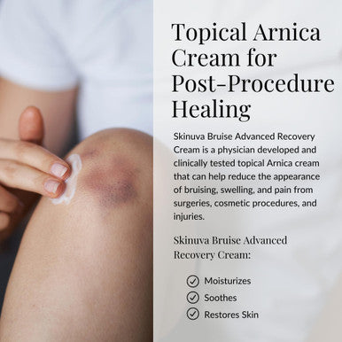 SkinuvaÃƒâ€šÃ‚Â® Bruise Advanced Recovery Cream - Topical Bruise Cream Formulated with Growth Factors Arnica & Vitamin K (1 oz)
