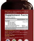 Zinc Quercetin 1000mg with Vitamin D3 5000IU 120 Capsules 4 in 1 Formula Zinc 50mg Vitamin C 250mg Vitamin D3 5000 IU Advanced Immune Defense NonGMO