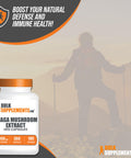 Bulksupplements.Com Chaga Mushroom Extract Capsules - Chaga Extract, Chaga Mushrooms Capsules - Vegan & Gluten Free, 2 Capsules (1000Mg) Per Serving, 360 Veg Capsules (Pack Of 1)