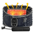 Hongjing Red Light Massage Decompression Belt For Instant Lower Back Pain Relief Pump Up Lumbar Support Brace Inflatable Back Reliever With Electric Pump One Sizes Fits 29-49 Waist