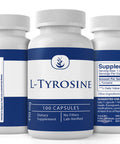 PURE ORIGINAL INGREDIENTS L-Tyrosine (100 Capsules) Always Pure, No Additives Or Fillers, Lab Verified