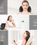 Boriwat Back Massager With Heat, Massagers For Neck And Back, 3D Kneading Massage Pillow For Back, Neck, Shoulder, Leg Pain Relief, Gifts For Men Women Mom Dad, Stress Relax At Home Office And Car