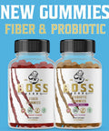 Boss Bears Fiber Gummies, Optimal Digestion, Maintain Bowel Health, Feel Lighter, Chewy Strawberry Flavor, Vegan, Gluten Free (30 Serving, Strawberry)