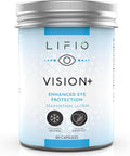 Lifio Vision+ Enhanced Eye Protection With Icelandic Astaxanthin Zeaxanthin And Lutein Vegan 60 Capsules