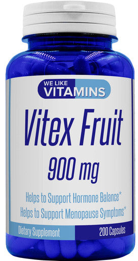 Vitex 900mg 200 Capsules Vitex Chasteberry Supplement for Women Helps to Support Womans Health, Fertility, Hormonal Balance for Women, Menopause Support, and PMS Symptoms