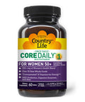 Country Life Core Daily-1 Multivitamins For Women 50 Plus Energy Support 60 Tablets 2 Month Supply Certified Gluten Free