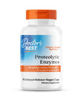 Doctor'S Best Proteolytic Enzymes Supplement For Men & Women - Supports Protein Digestion Caps For Digestive Wellness Bromelain Protease & Papain Blend Supports Metabolic Health 90 Veg Capsules