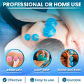 Silicone Cupping Therapy Set Professional Massage Cupping Cups For Cupping Therapy 4 Cup Kit For Massage, Myofascial Release, Cellulite Reduction (Lure Blue)