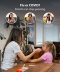 iHealth COVID-19, Flu A&B 3-in-1 Antigen Rapid Test, Results in 15 Minutes, FDA Authorized OTC Flu & COVID Home Test, with Non-invasive Nasal Swab, Easy to Use & No Discomfort (1 Pack, 2 Tests Total)