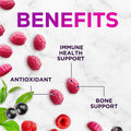 Zinc Gummies 50Mg - High Absorption Bone Skin & Immune Health Support Gummy & Antioxidant Chewable Supplement For Adults - Non-Gmo, Vegan & Gluten Zinc Vitamin, Mixed Berry Flavor - 120 Gummies