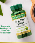 Nature's Bounty St. John S Wort 300Mg Capsules Herbal Health Supplement Promotes A Positive Mood 100 Capsules