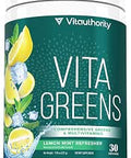 Vita Greens Superfood Powder Immune and Digestion Support Enhanced Energy Daily Multivitamin Blend