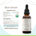 Blue Cohosh B60 Usda Organic Tincture | Alcohol-Free Extract, High-Potency Herbal Drops | Certified Organic Blue Cohosh (Caulophy