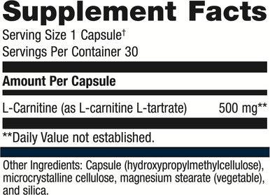 Metagenics L-Carnitine - Amino Acid Supplement to Support Fat Metabolism - 30 Servings