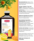 Wampole Calcium Liquid - Helps Develop and Maintain Bones & Teeth - 350 ml