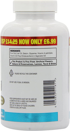 Natures Aid - CLO 1000mg 180 Capsule
