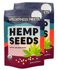 Wilderness Poets Hulled Hemp Seeds, Organic Raw Hemp Hearts (32 Ounce - 2 Pound)