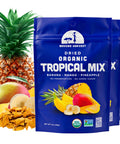 Mavuno Harvest Organic Dried Fruit Variety Pack | Dried Mango, Papaya, Pineapple, Banana, Jackfruit, & Tropical Mix | Healthy, Vegan, No Sugar Added, Non GMO Snacks for Kids & Adults | 2 Ounce, 6 Pack