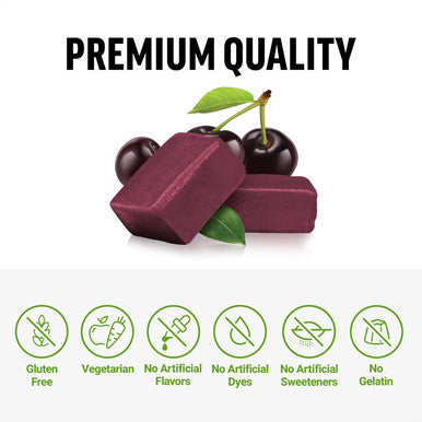 Force Factor Perfect Maca, Maca Root And Dim Supplement With Saffron To Boost Energy And Mood, With Yellow And Black Maca, Vitamins, Minerals, And Antioxidants, Dark Cherry Flavor, 60 Soft Chews