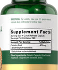 Catuaba Bark Capsules 470Mg | 120 Pills | For Men And Women | Non Gmo And Gluten Free | By Carlyle