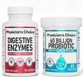Physician'S Choice - Optimal Gut Health Bundle: 60 Billion Probiotic 60ct + Digestive Enzyme 180ct for Digestive Comfort and Immune Support - Value Bundle