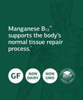 Standard Process Manganese B12 - Whole Food Hemoglobin And Antioxidant With Manganese, Organic Carrot, Maltodextrin, Copper