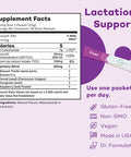 PREMAMA Lactation Breastfeeding Supplement Postnatal Multivitamin Drink Mix Fenugreek Vitamin D Calcium 28 Servings