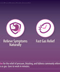 HealthA2Z Gas Relief Simethicone 250mg Fast Acting Gas Relief Bloating Pressure Discomfort
