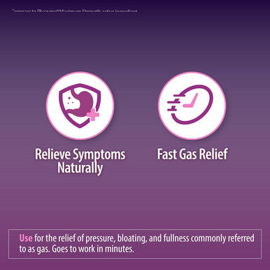 HealthA2Z Gas Relief Simethicone 250mg Fast Acting Gas Relief Bloating Pressure Discomfort