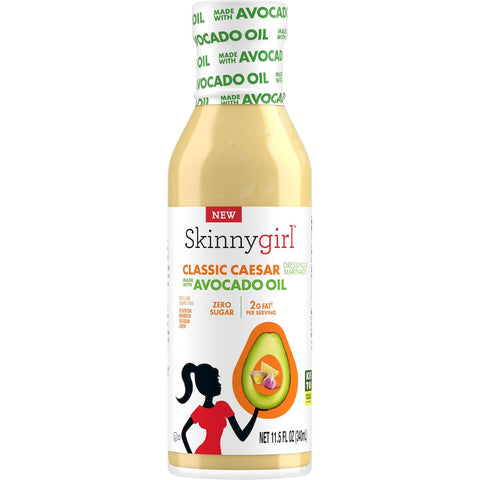 Skinnygirl Sugar Free Gluten Free Avocado Oil Salad Dressing, Zesty Balsamic, 11.5 Ounce (Pack of 6)