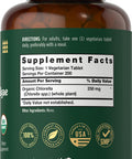 Carlyle Chlorella Blue Green Algae 500Mg | 200 Quick Release Capsules | Non-Gmo, Gluten Free | Tahoe Naturals