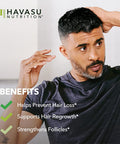 Saw Palmetto Gummies Hair Growth Supplement for Women and Men to Assist Reversal of Balding Hair Thinning by Blocking DHT Receptors Vegan Gummies