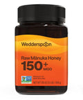 Wedderspoon Raw Manuka Honey 150+ MGO, 17.6 Oz, Unpasteurized New Zealand Honey, Non-GMO, BPA-Free Jar, Superfood & Natural Wellness Support