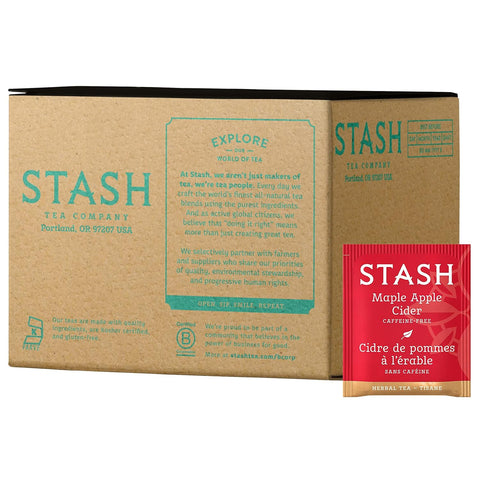 Stash Tea Peppermint Herbal Tea, Box of 100 Tea Bags | Cooling, brisk peppermint flavor with refreshing herbal notes, Non-GMO Project Verified and foil-sealed freshness