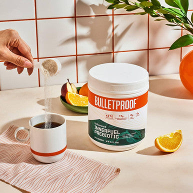 Bulletproof Unflavored Innerfuel Prebiotic Fiber Powder, 13.4 Ounces, Supplement For Gut Health, Digestive Health And Immune Support