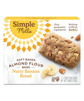 Simple Mills Almond Flour Snack Bars, Peanut Butter Chocolate Chip - Gluten Free, Made with Organic Coconut Oil, Breakfast Bars, Healthy Snacks, 6 Ounce (Pack of 1)
