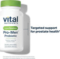 Hyperbiotics Pro-Men Probiotic | Shelf-Stable Probiotics for Men | Targeted Support for Prostate Health and Digestive Balance| Non-GMO | Gluten Dairy Soy | 60 Tablets